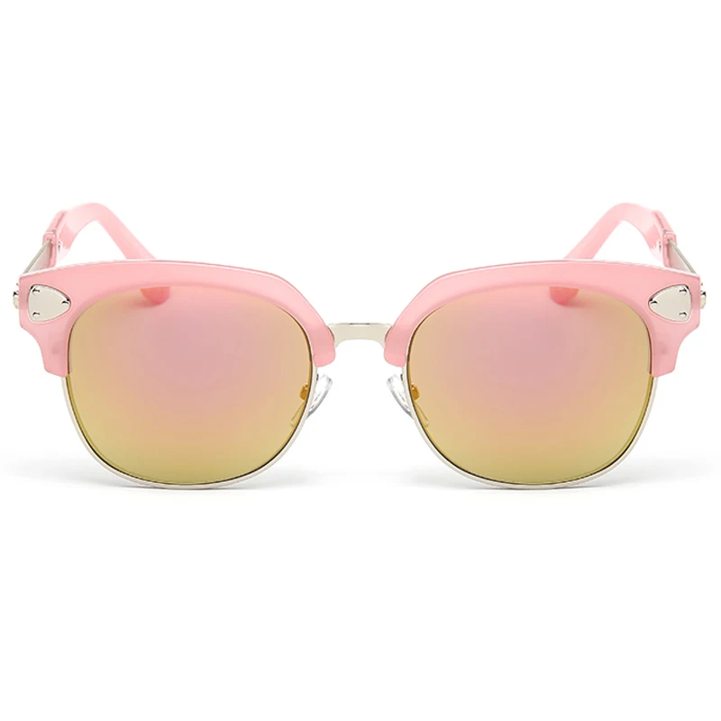 Женские солнцезащитные очки новый модный бренд Овальный дизайн зеркальные