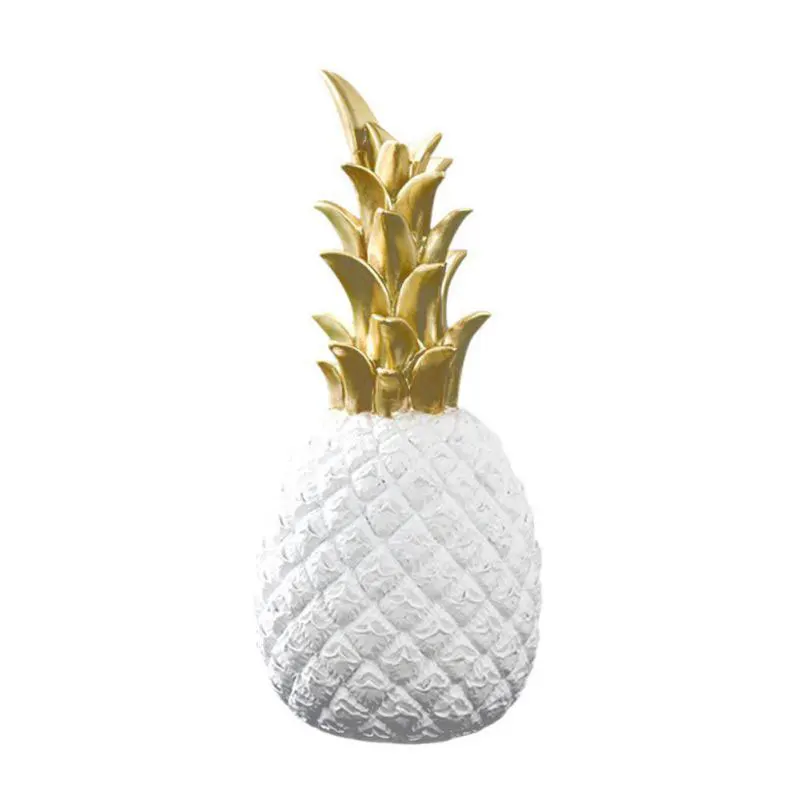 Abrrlo Nordic Home Decor 3Colors Resin Pineapple Shaped Modern Creative Wine Cabinet Desktop Display Decoration Accessories | Дом и сад