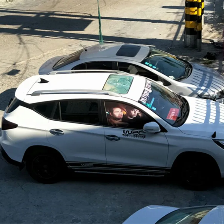 Наклейка на окно автомобиля, прозрачная Автомобильная наклейка, креативная наклейка на заднее стекло, ужас, anodicai, 3D стерео, на заднее окно, персональная прозрачная пленка