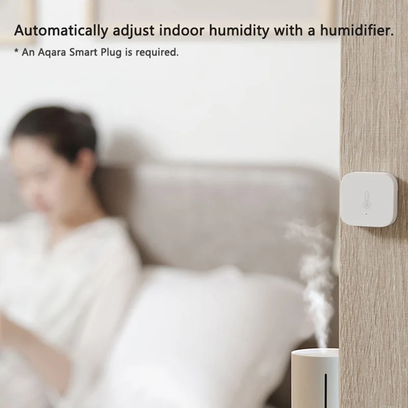 Xiaomi Mijia Aqara умный датчик температуры и влажности воздуха Zigbee сенсор s приложение