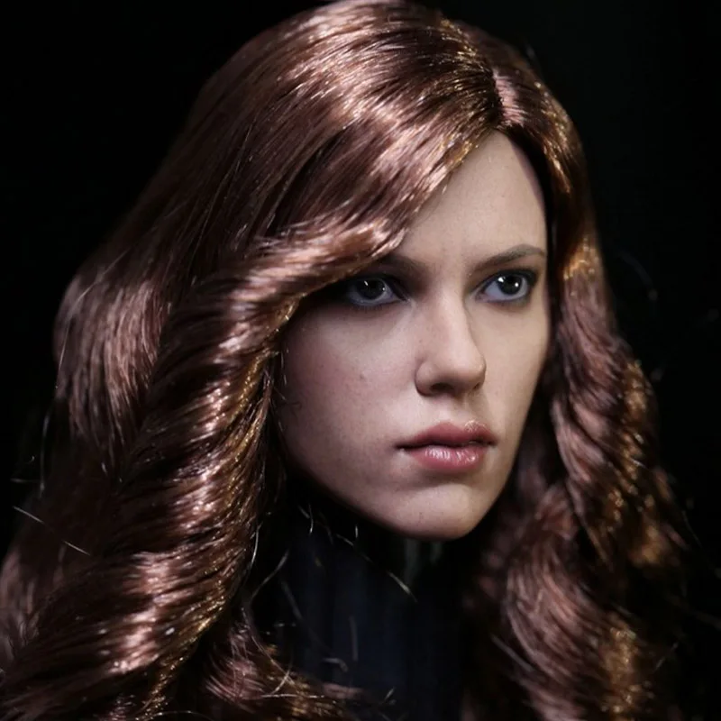 Mnotht 1/6 весы Scarlett Джонсон головы вырезать модель Phicen Черная Вдова 5 0 женский