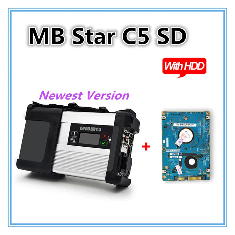 Диагностический Автомобильный сканер MB Star Compact 5 SD C5 программное обеспечение V2020.12
