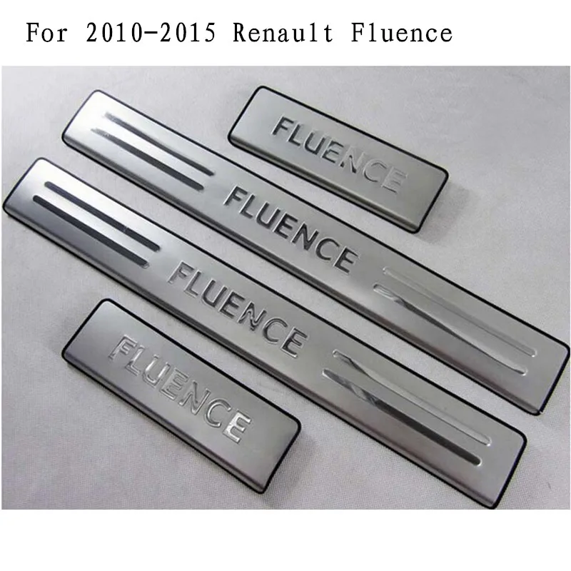 Высококачественная накладка из нержавеющей стали/порог для Renault Fluence 2010 2015|stainless