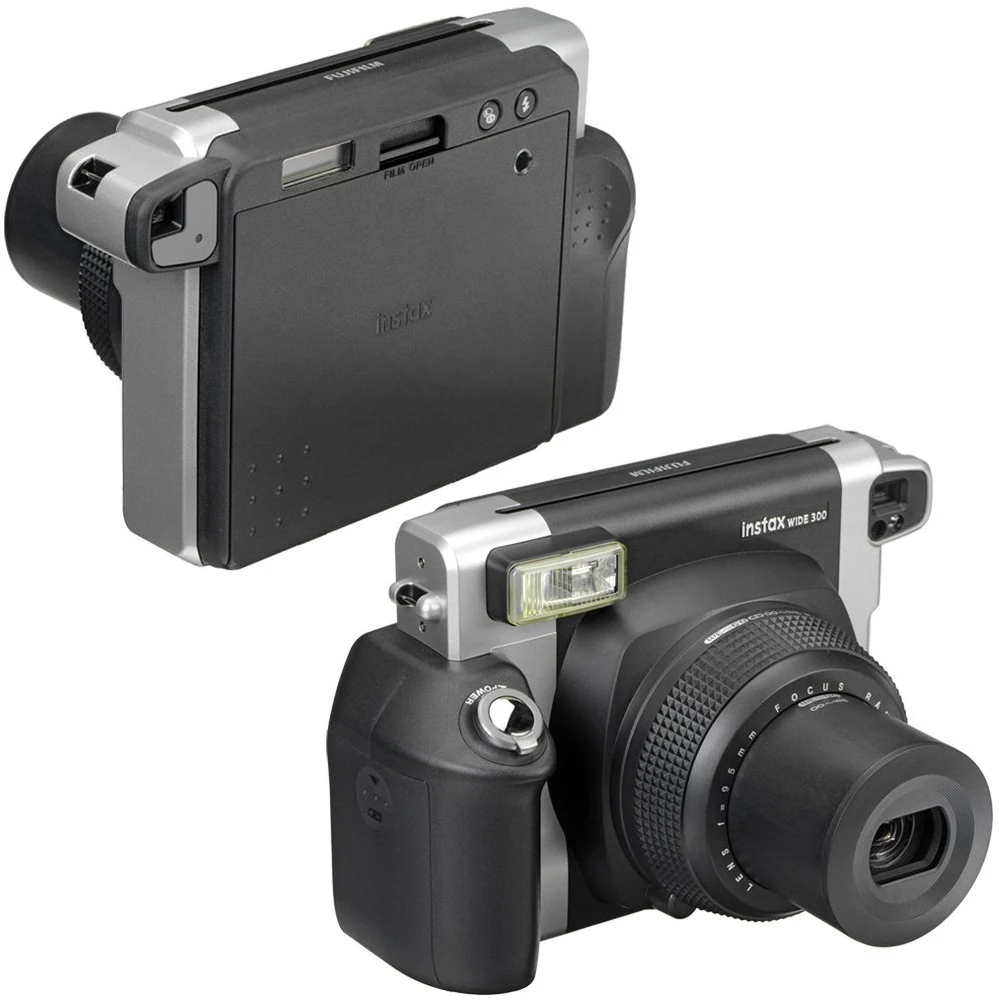 Fujifilm Instax Wide 300 черная пленка для камеры + 20 листов Fuji Instant 210 фотобумага мягкий