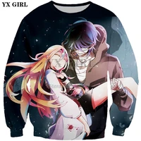 yx girl 2018 most popular 3d sweatshirt game angels of death character print mens womens casual long sleeve pullover