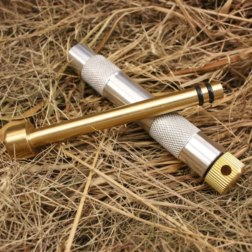 Металлический пожарный поршень с тканью Char-Кемперы/выживания/Preppers/EDC наружный аварийный инструмент