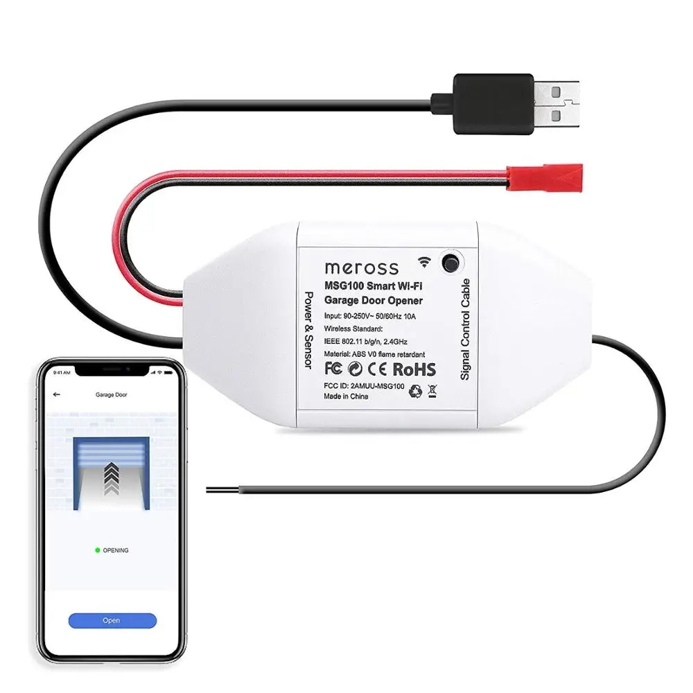 Wi Fi WiFi Apriporta открывалка для гаражных ворот Smart Intelligente Lavorare con Amazon Alexa Google Assistant e IFTTT