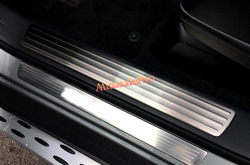 Стальная внутренняя Накладка на порог для Mercedes Benz GLE Coupe C292 2015 2016|scuff plate|door sill scuff