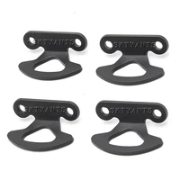 4pcsset tie down bed hooks cleat standard interface plate for ford f 150 2000 2015 explorer sport