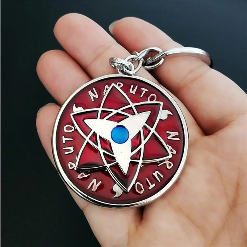 Наруто Учиха костюм сасуке реквизит Sharingan металлический вращающийся любимый подарок для любителей Наруто