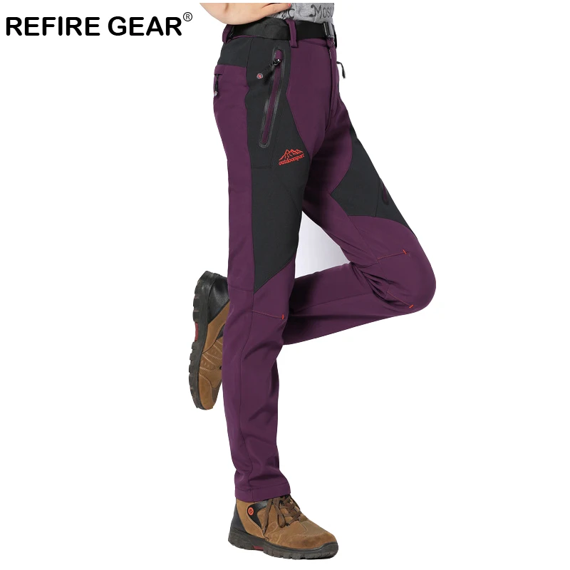ReFire Gear флисовые походные брюки с мягкой оболочкой женские легкие толстые