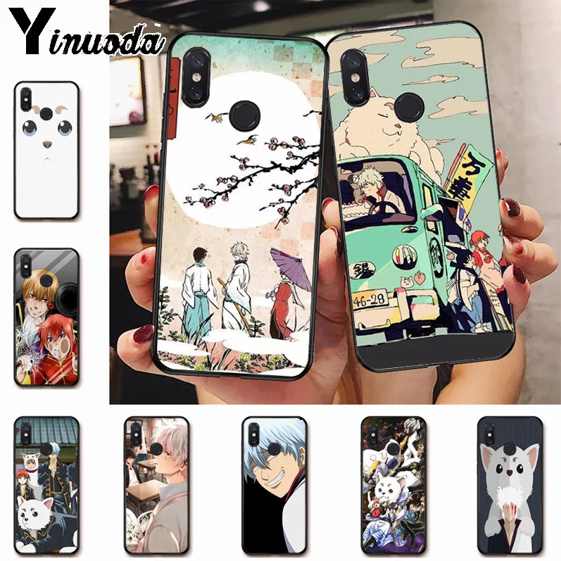 Модный чехол GINTAMA amine для телефона xiaomi mi 8 9 9t 10pro A1 A2 redmi 7 8a 9a note5 note7 note8pro 8t note9s 9pro |