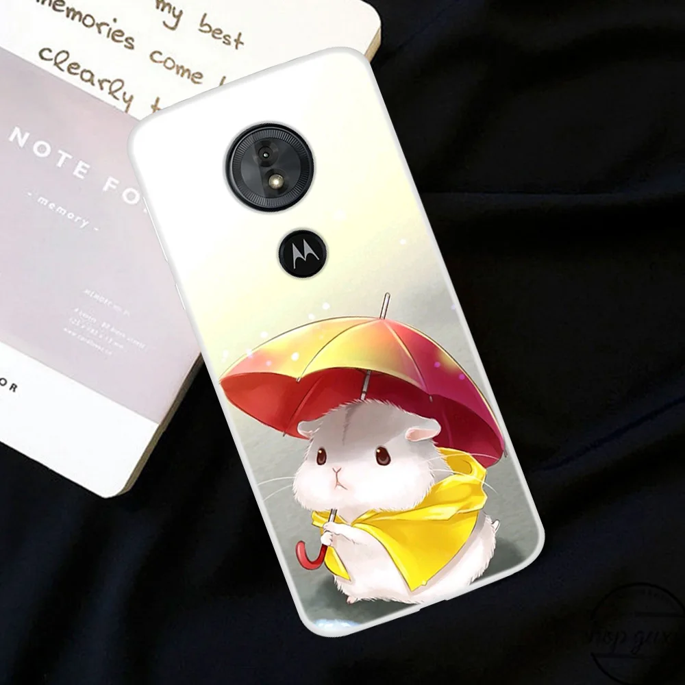 Модный чехол для телефона с милыми мультяшными животными Motorola Moto E5 Play рисунком