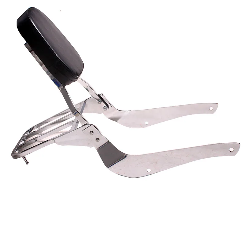 Хромированная подкладка для мотоцикла с креплением на спинку w/багажная стойка