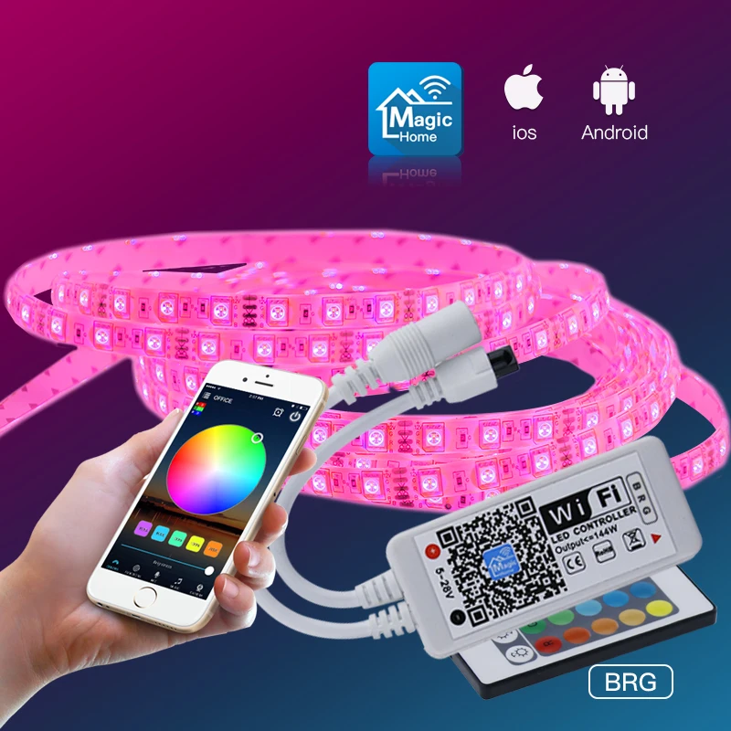 AL LC03 Супер Мини светодиодный wifi RGB приложение управление Лер + 24 пульт