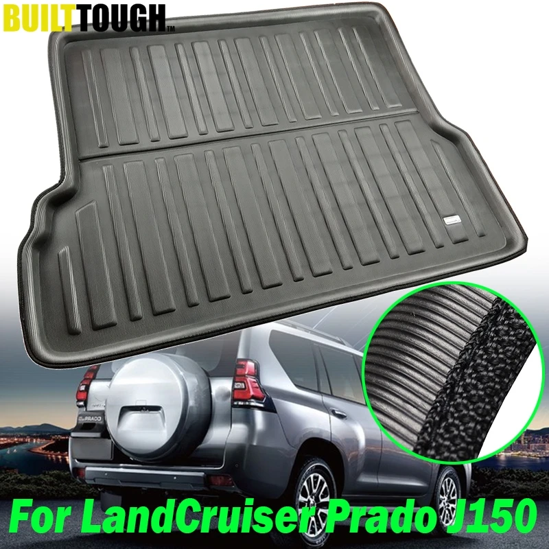 For Toyota Land Cruiser Prado J150 150 7-Seats 2010 - 2019 Boot Cargo Liner Tray Trunk Mat Floor Carpet 11-2013 2014 2015 2016