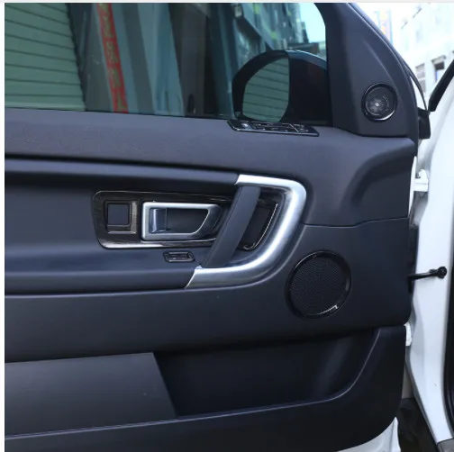 Для Land Rover Discovery Sport 2015 2016 2017 темное дерево лицевая внутренняя дверная ручка чаша