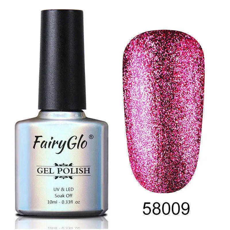 BJJ58009 FairyGlo, 10 мл, Neno, блестящий Гель-лак для ногтей, УФ-светодиодный, гибридный лак, впитываемый, Полуперманентная краска, Гель-лак для ногтей - Цвет: BJJ58009