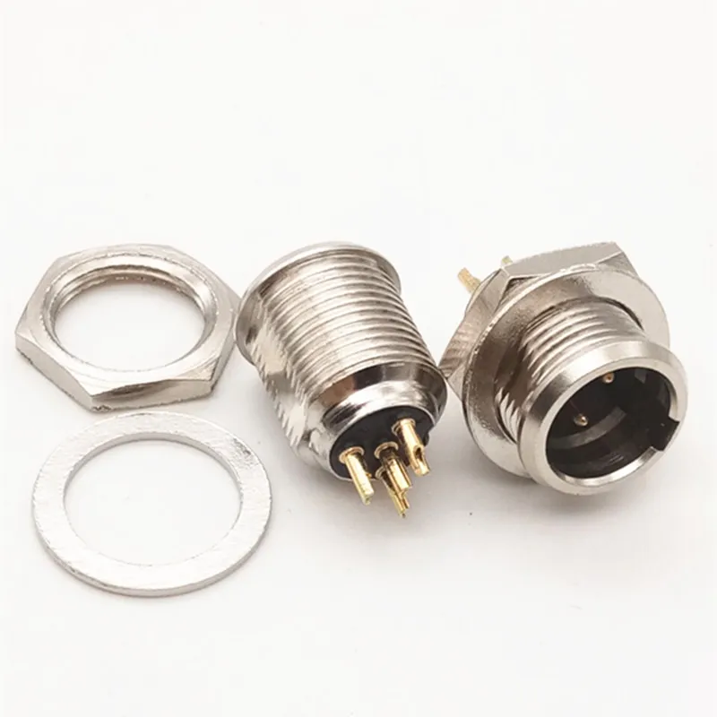 Высокое качество металлический мини 3Pin/4Pin/5Pin XLR Мужской Панель Шасси Разъем маленький XLR разъем для микрофона аудио кабель Разъем