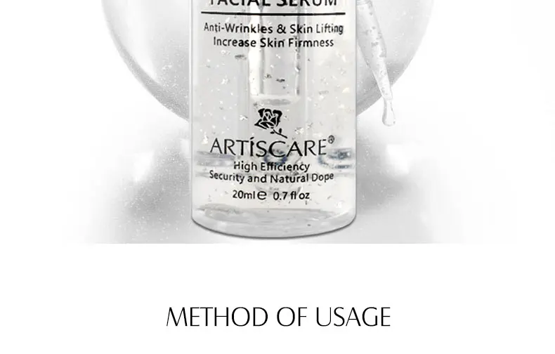ARTISCARE Platinum Six сыворотка с пептидами для лица 20 мл против морщин Старение Гиалуроновая кислота отбеливающая эссенция уход за кожей лица 3 шт