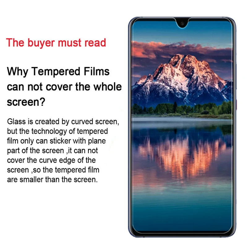 Закаленное стекло для Huawei P10 P20 P30 Pro lite honor 9 10 защитная пленка 2.5D 9H на телефон