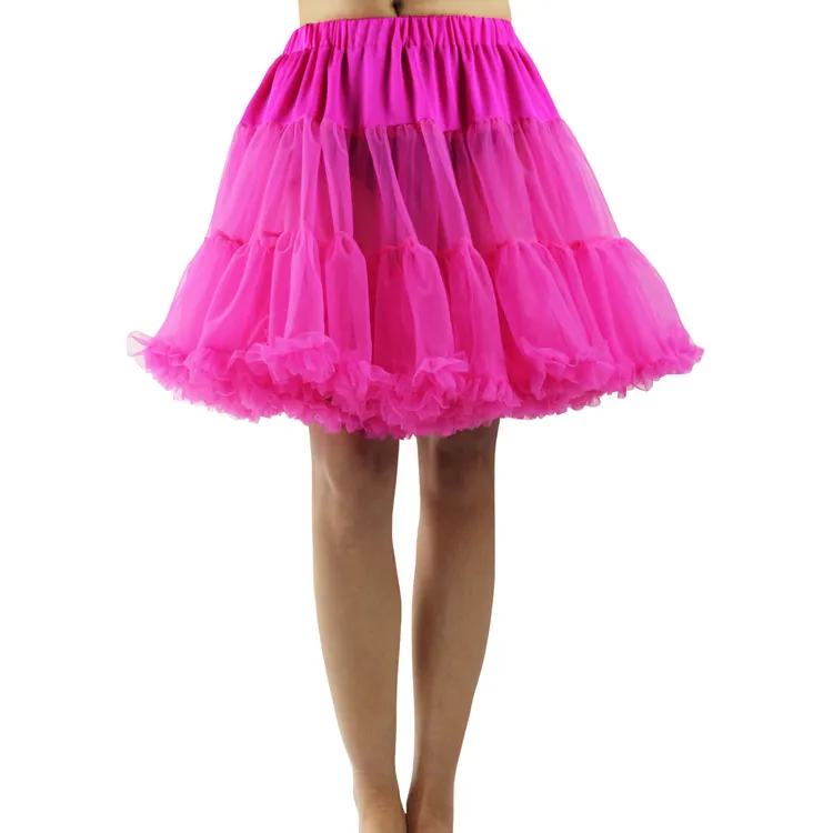 Женская шифоновая юбка пачка пышная короткая бальная с оборками свадебные