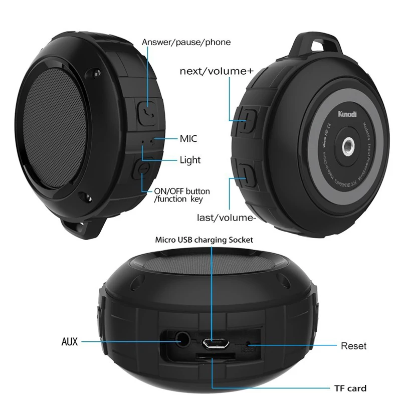 Новый открытый Bluetooth динамик Портативный беспроводной водостойкий s громкий