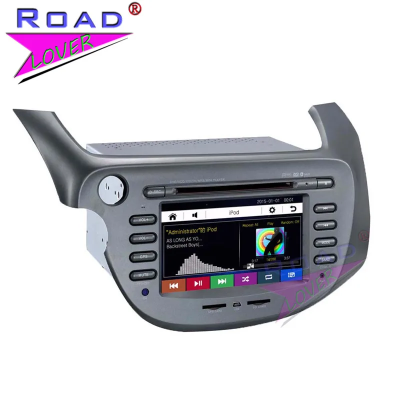 7-дюймовый автомобильный медиацентр TOPNAVI Wince 6 0 DVD-плеер для Honda Fit/Jazz 2007- Stereo GPS Navi