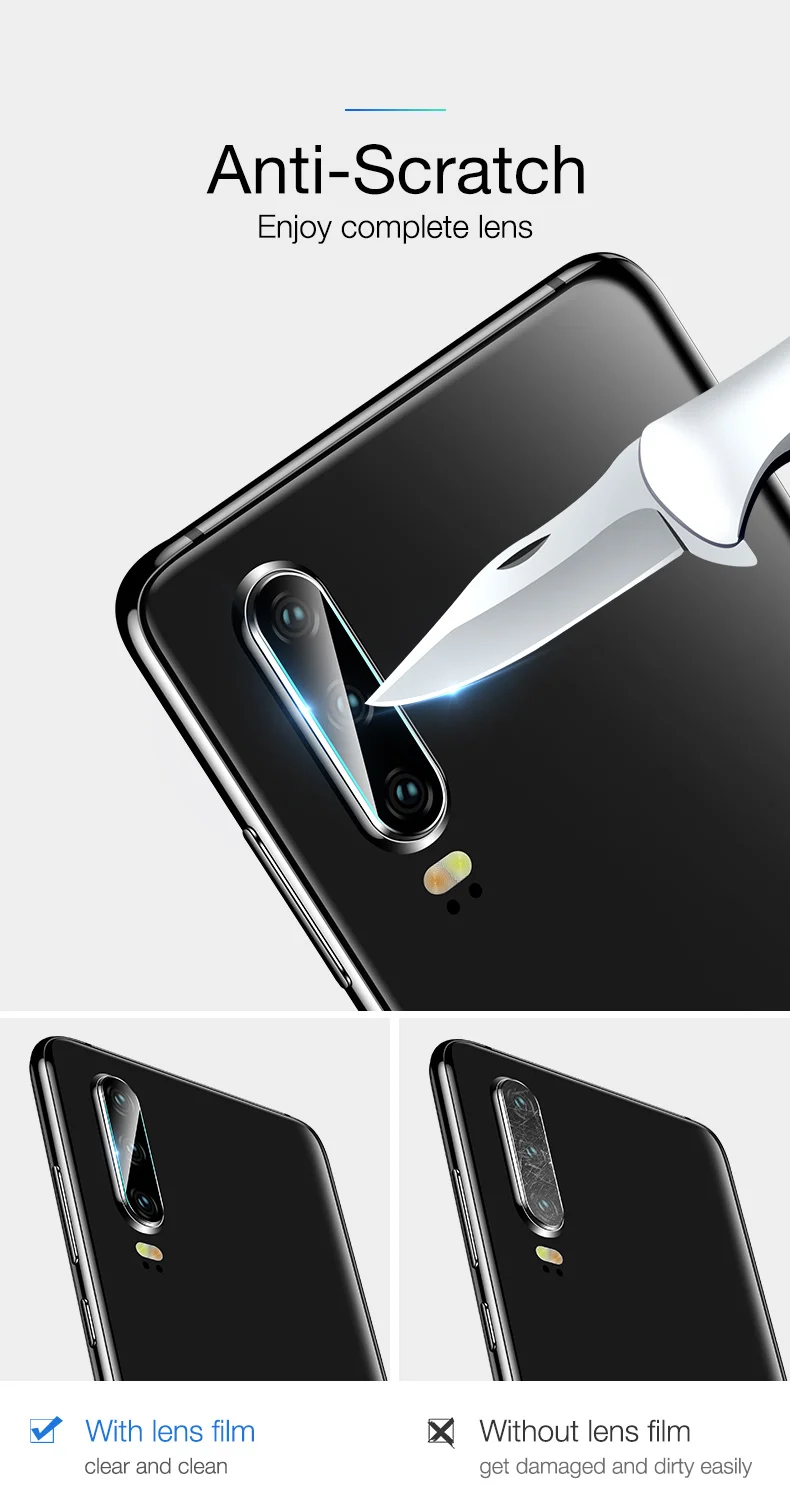 CAFELE, 2 шт., пленка для камеры для huawei P30 Pro, объектив для задней камеры, закаленное стекло для huawei P30pro, ультратонкая прозрачная пленка