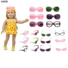 ZWSISU Мода 12 шт. кукла в купальнике солнцезащитные очки подходит 18 дюймов американская кукла и 43 см кукла аксессуары для поколения девочек игрушки