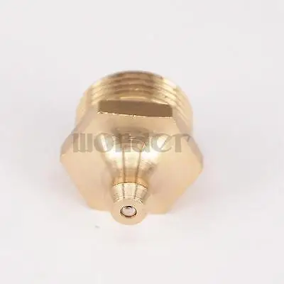 10 шт. 3/8 &quotBSPP Мужской прямой латунный наконечник для смазки|nipple fittings|brass nipple
