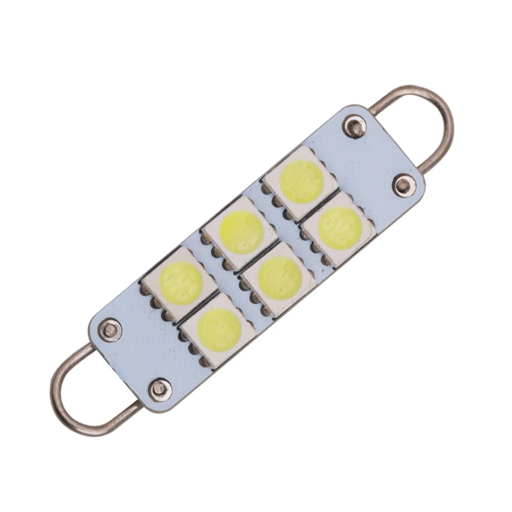 Автомобисветодиодный светодиодная жесткая петля 5050 6SMD 44 мм светодиодные лампы