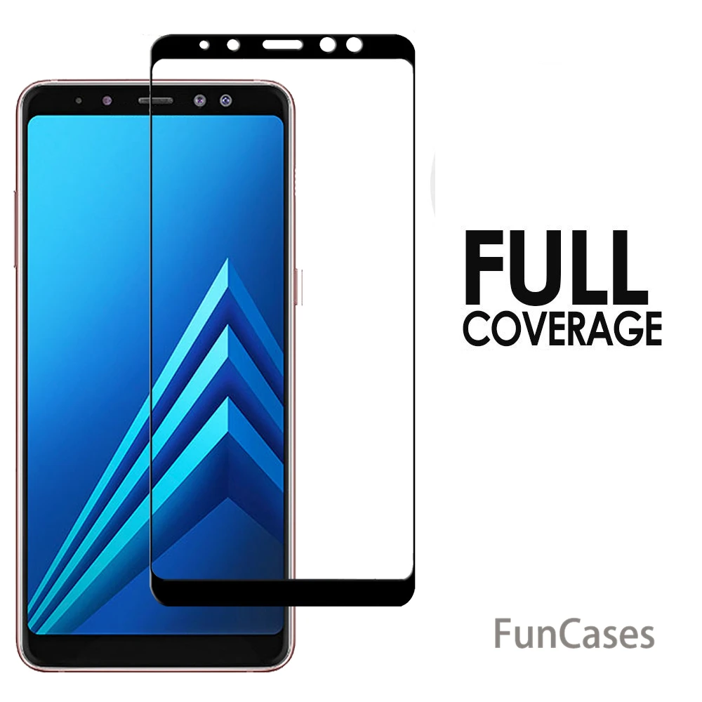 Защитный Стекло для samsung Galaxy A8 2018 чехол закаленное на плюс 8 A8Plus A530 + 8A 3D фильм |