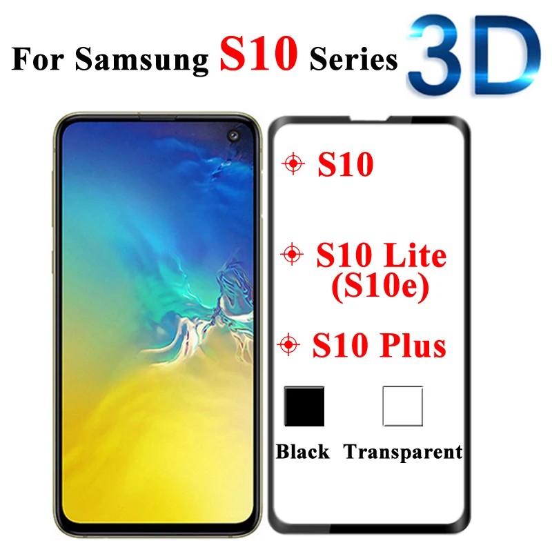 3D Защитное стекло для samsung S10 Plus, Защитная пленка для экрана S10e Lite из закаленного стекла 10e Armor S 10 E, Защитная пленка для экрана S10plus Samsyng 10S