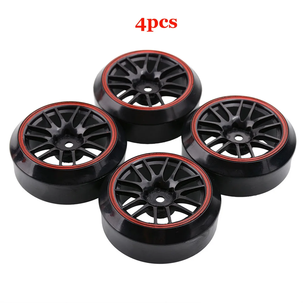 4 шт./лот HSP пластиковые шины ступицы колеса для модели 1/10 RC запасные части плоских