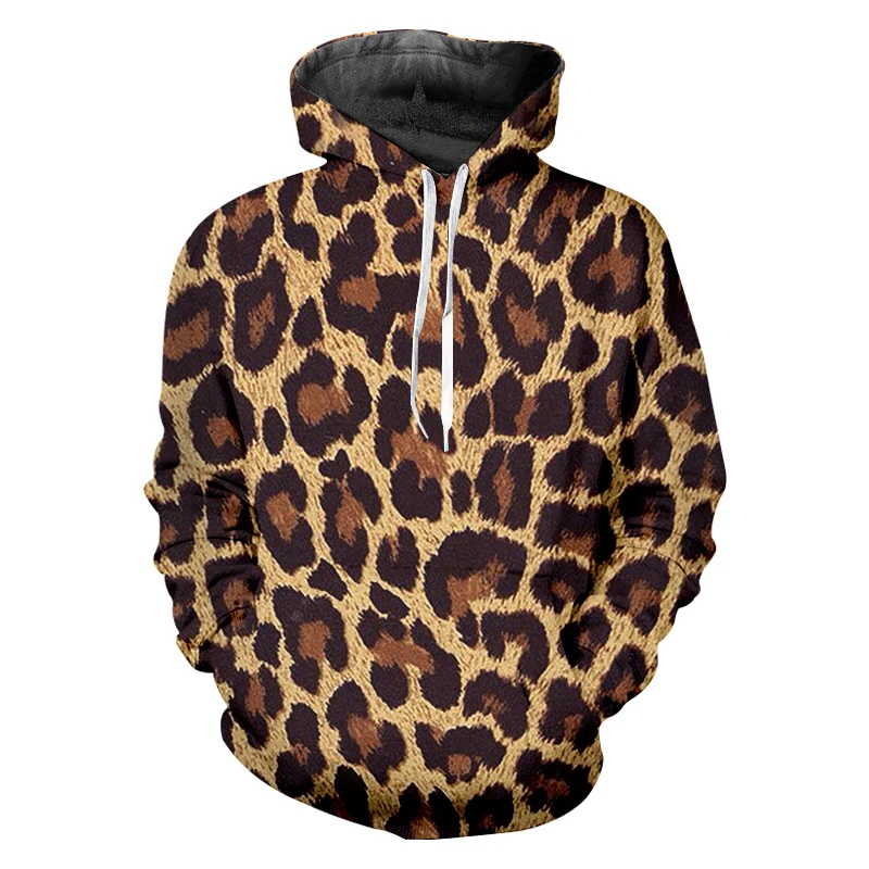 OGKB европейский и американский для мужчин's сексуальные толстовки 3D печати leopard