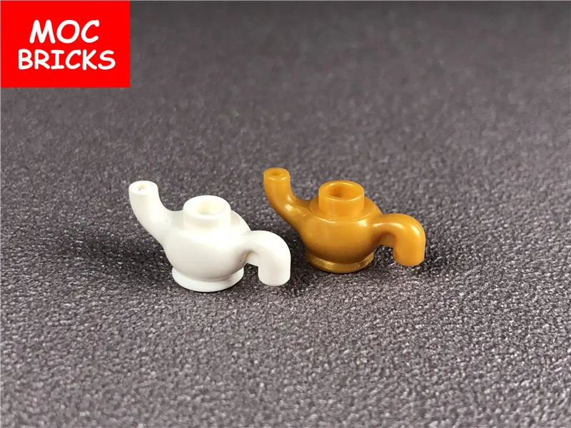 10 шт./лот MOC кирпичи сделай сам чайник посуда лампа Genie подходит для 98383