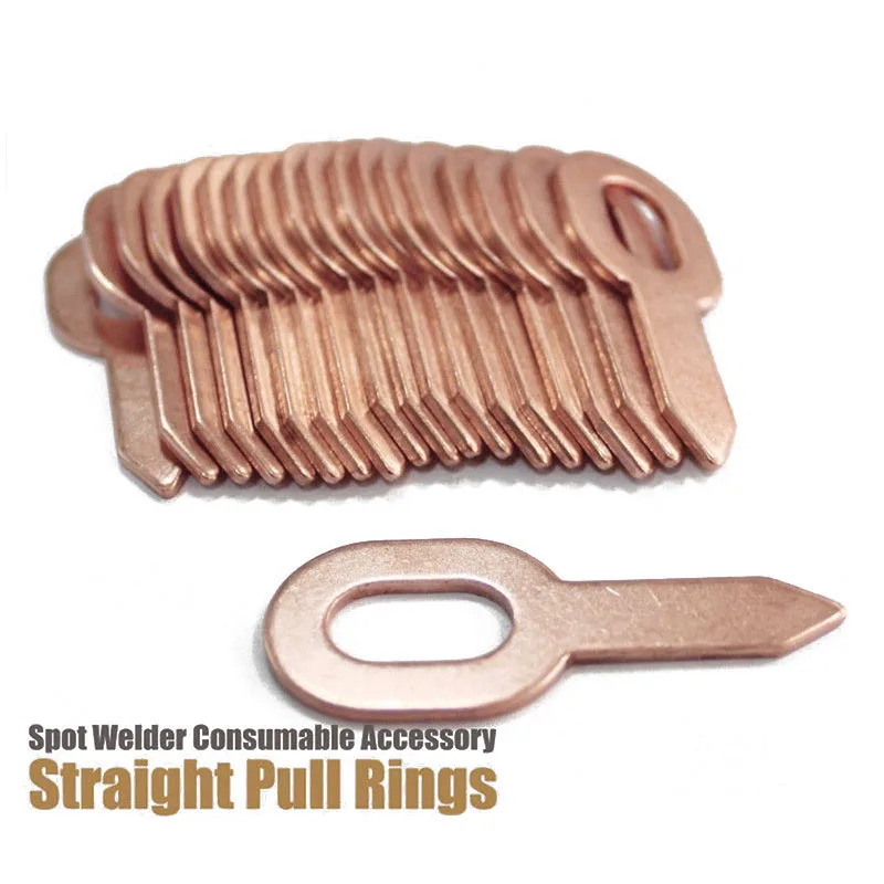 50X Dent Puller Rings For Spot Welding Welder Car Body Panel Pulling Washer Tool  Copper Coated Steel