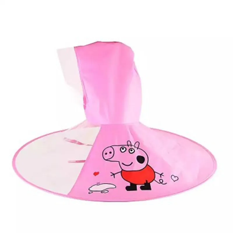 Creative Children Adult Animation UFO Umbrella Sleeveles Hat Raincoat Yellow Duck Flying Saucer | Тематическая одежда и