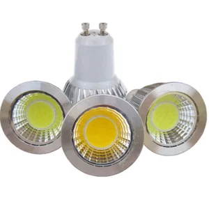 Светодиодный ные лампочки GU10 E27 MR16, точесветильник льник с COB матрицей, 85-265 Светодиодный переменного тока, 9 Вт, 12 Вт, 15 Вт, 12 В постоянного тока, домашсветильник щение