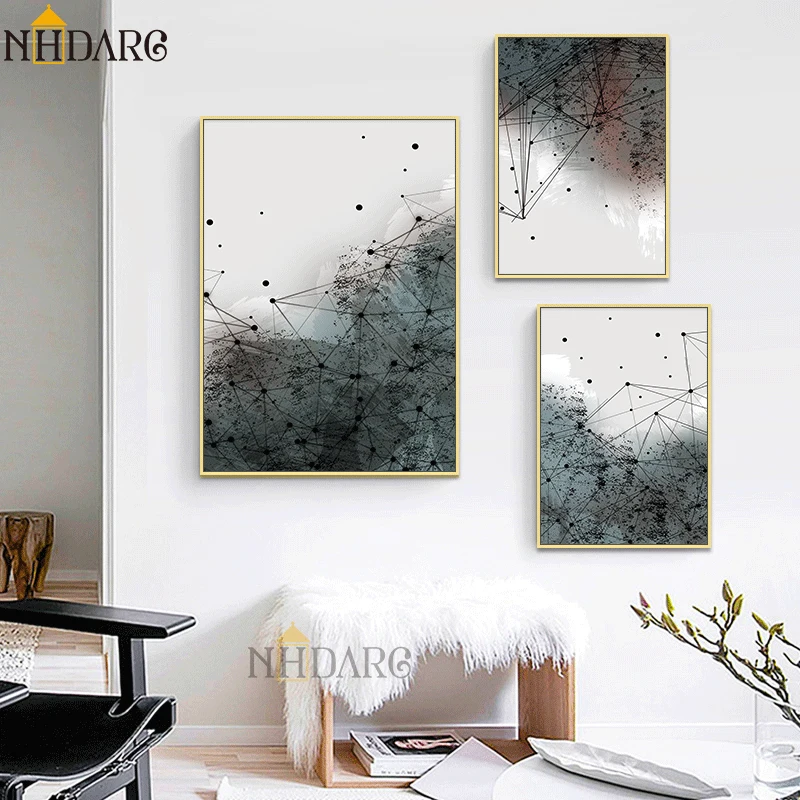 Modern Simple Vogue Abstract Canvas Poster Nordic Decoration Wall Art Print Painting Decorative Picture Scandinavian Home Decor | Дом и сад