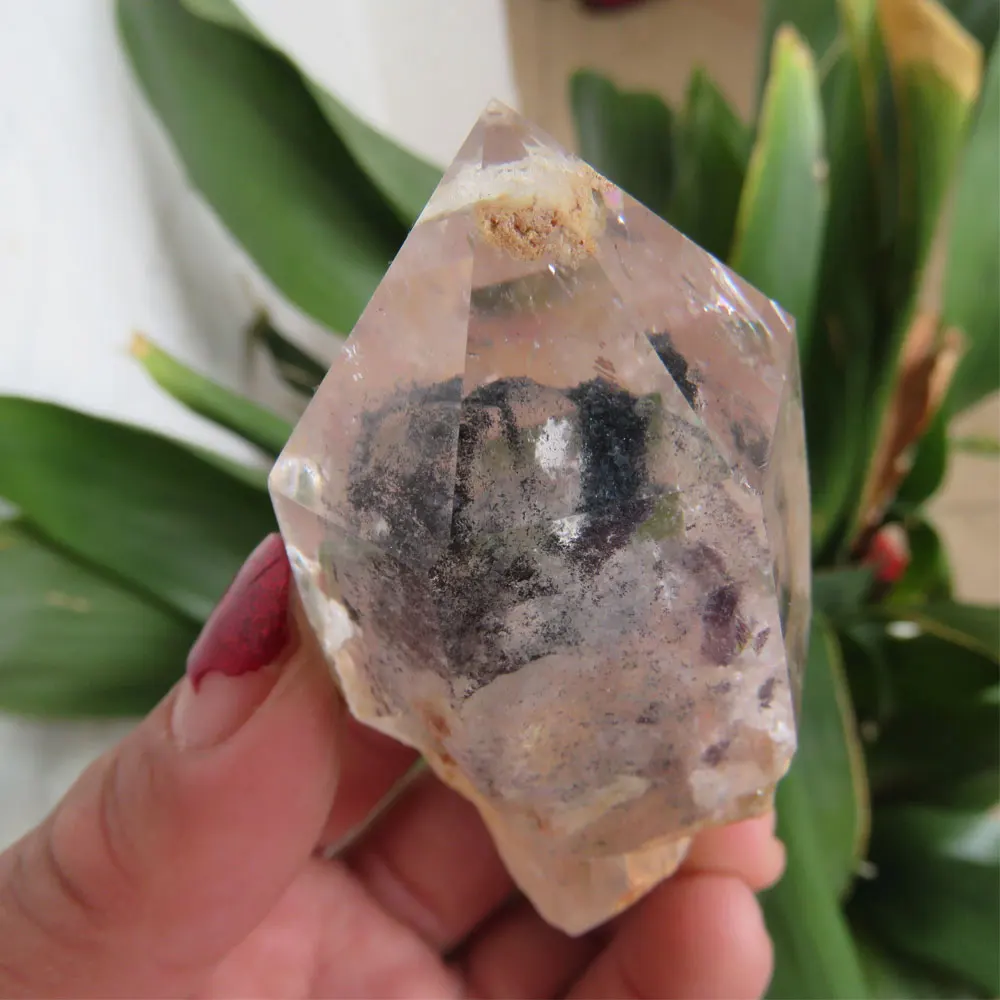 93 г маленький натуральный слюда кристалл кварца ТОЧКА лечебный Жезл Рейки