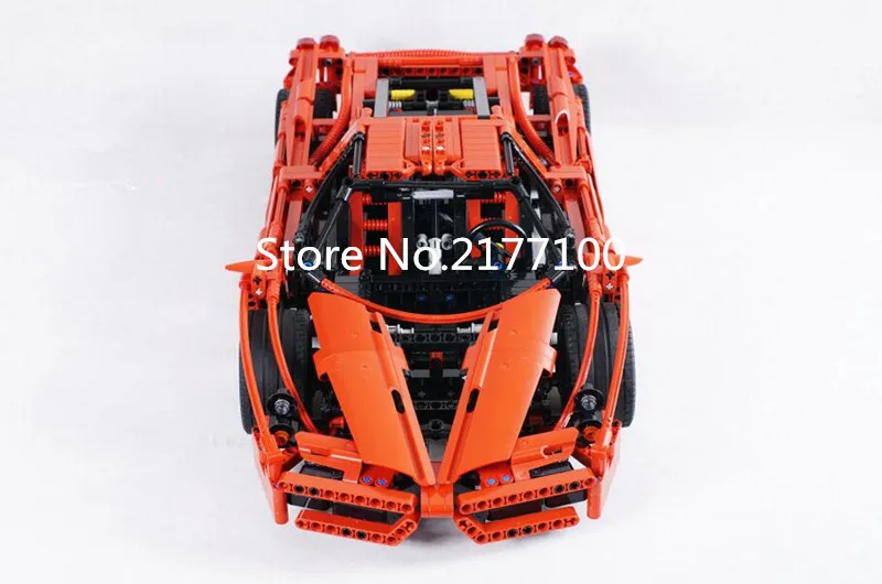 Новинка 9186 гоночная серия супермашина модель 1:10 набор строительных блоков
