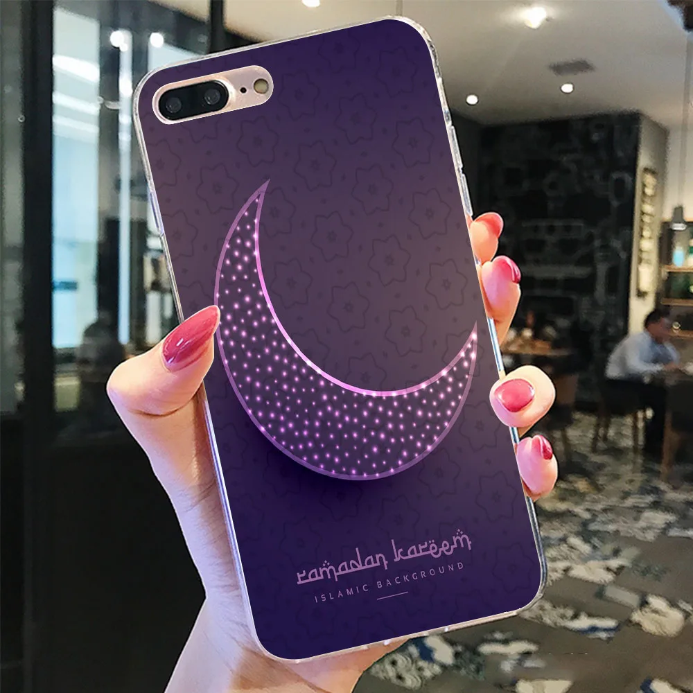 Чехол для телефона CASEIER Ramadan Girly iPhone X XR XS MAX 7 8 Plus звездное небо Мягкий ТПУ чехол 6 6s