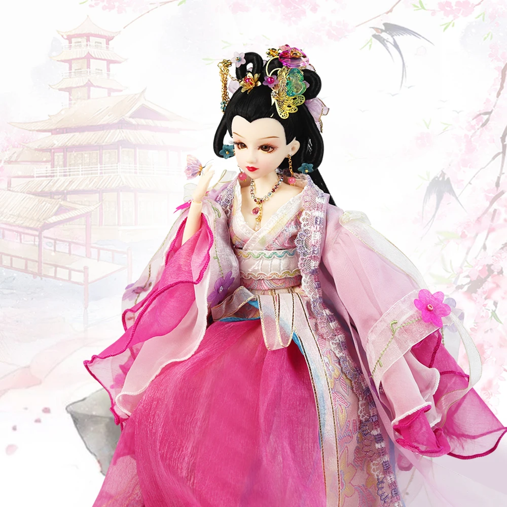 Fortune Days East Charm старинный Костюм Кукла 1/6 как BJD Li Shishi с макияжем 14 совместное тело