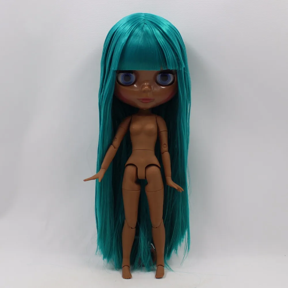 Ледяная кукла DBS Blyth 1/6 bjd супер черная кожа зеленые волосы для суставов тела
