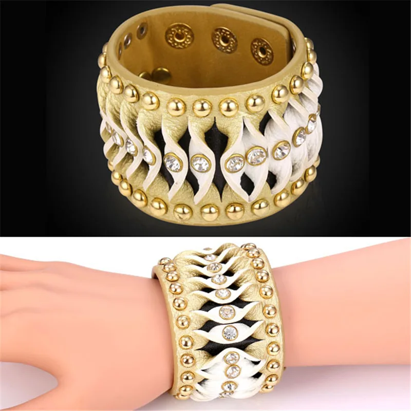 Мужские кожаные браслеты Collare мужской браслет из искусственной кожи с уникальным