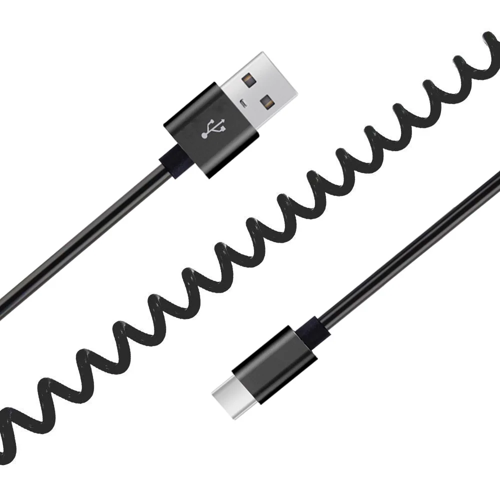 Телескопический Удлинительный зарядный кабель USB 2 0 A типа C и micro usb iPhone 3A для Huawei