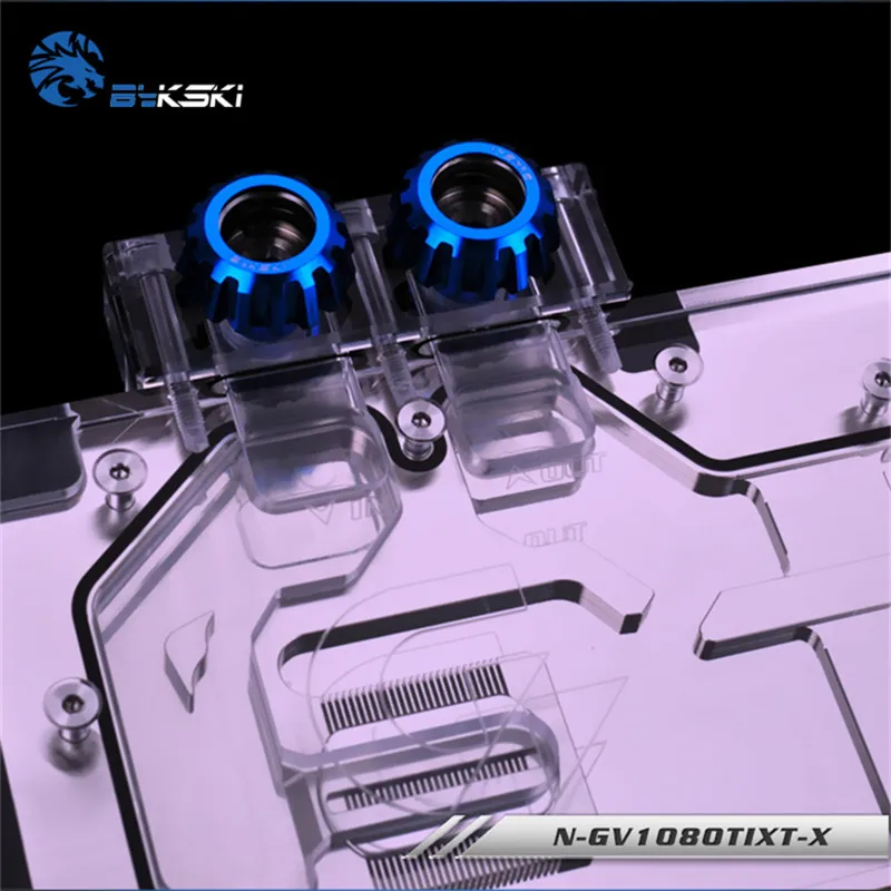 Bykski полный охват GPU водного блока для GIGABYTE AORUS GTX 1080 Ti видеокарты с водяным охлаждением головки N-GV1080TIXT-X