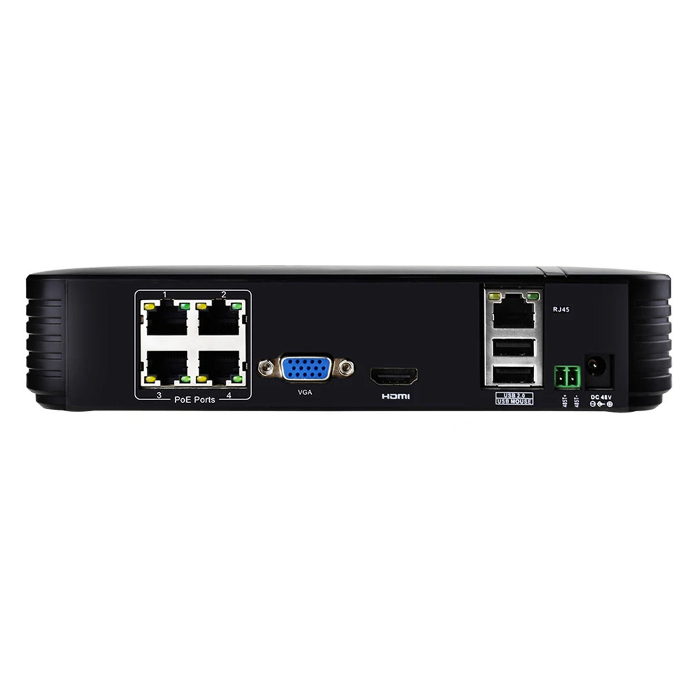 MISECU мини 4CH POE NVR 48 в 1080P HDMI Full HD сетевой видео регистратор для ip-камеры P2P Обнаружение движения доступ удаленный IE Cloud
